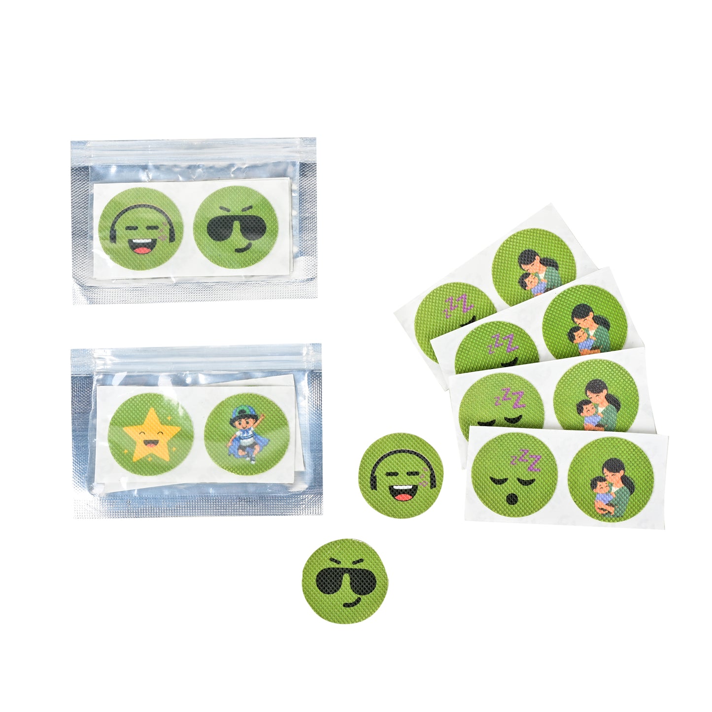 MumsLap Natural Mosquito Repellent Patches for Babies & Kids-Upto 12Hr Protection with Citronella,Lemongrass& Eucalyptus Oil|Anti-Mosquito Stickers|Guards Against Dengue,Malaria& Chikungunya-Pack of 1