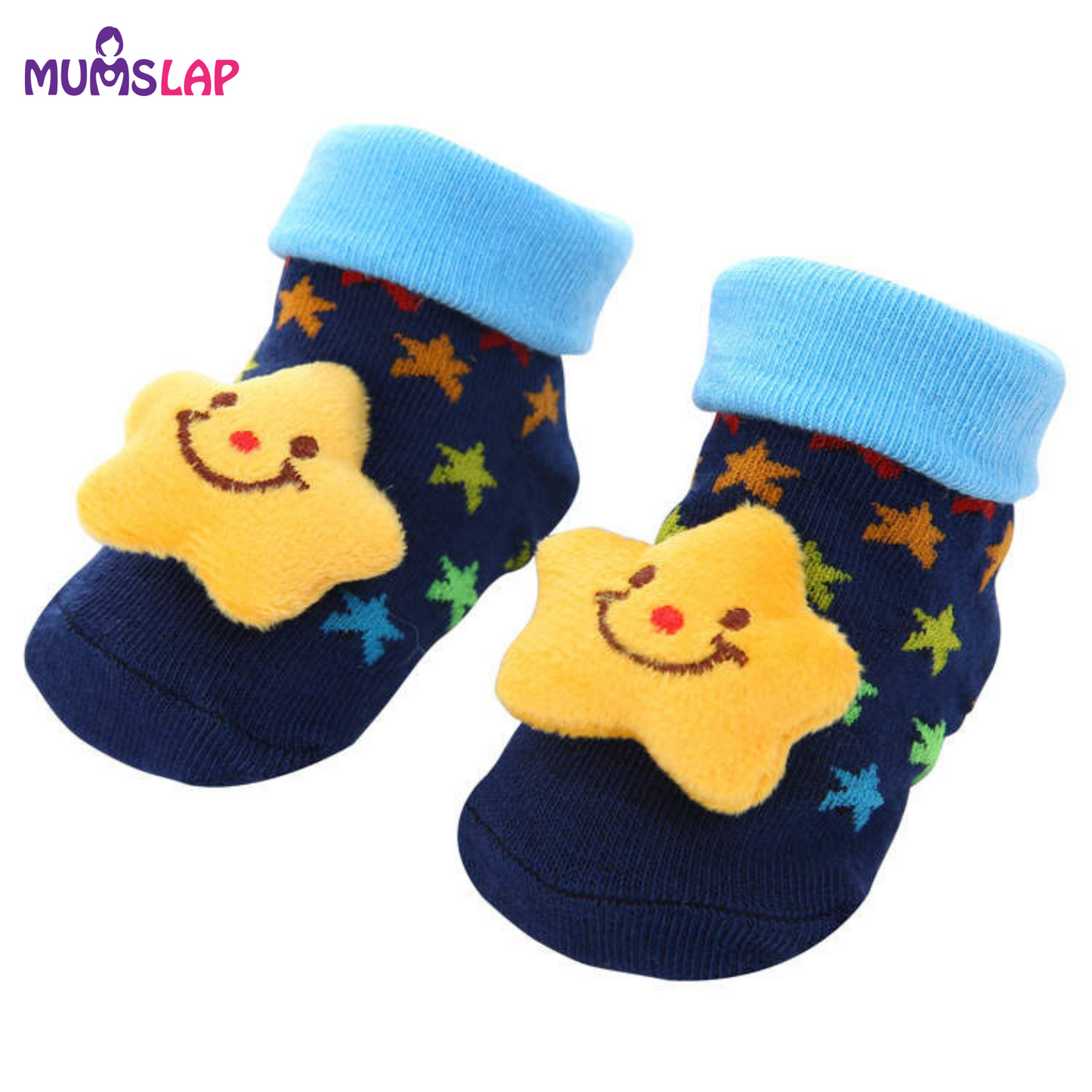 Baby Boys & Girls Socks (Red, Blue and Yellow)