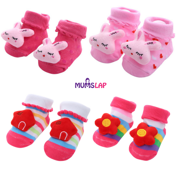 Baby Boys & Girls Socks (All Pink)