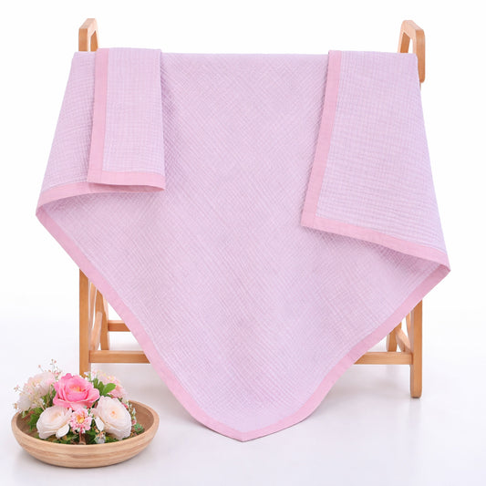Muslin 4-Layer Baby Blanket Ultra Soft & Breathable Cotton Wrap (0-5 Years)