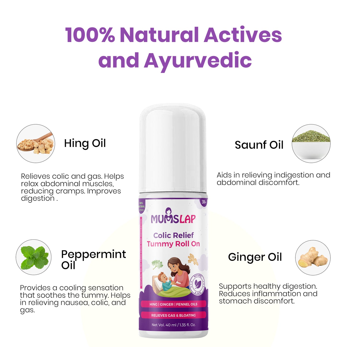 Colic Relief Tummy Roll On For Babies