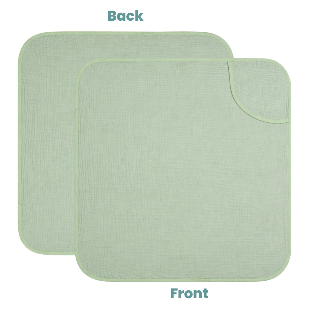 MumsLap 4-Layer Muslin Hooded Baby Towel | Ultra Soft & Absorbent Cotton Bath Towel for Newborns & Kids