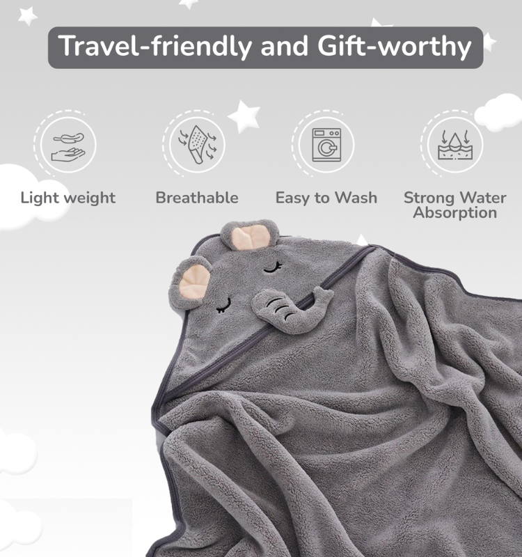 Baby Bath Towels for Boys & Girls