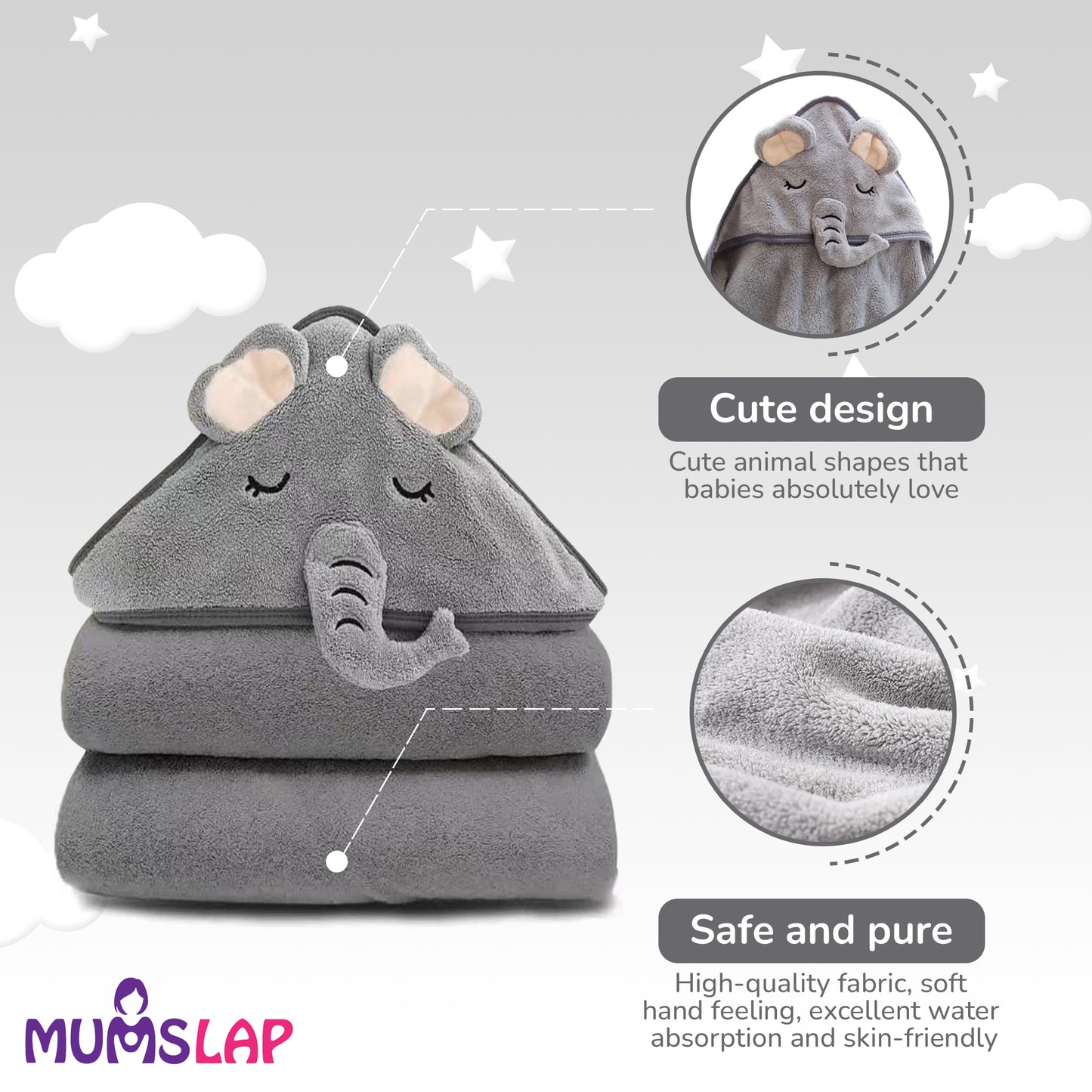 Baby Bath Towels for Boys & Girls