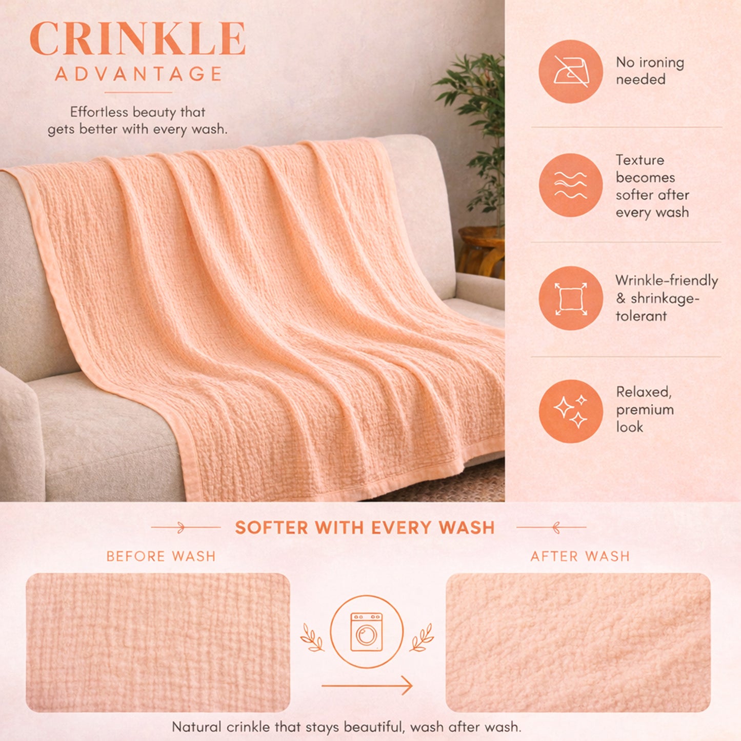 Muslin 4-Layer Baby Blanket Ultra Soft & Breathable Cotton Wrap (0-5 Years)