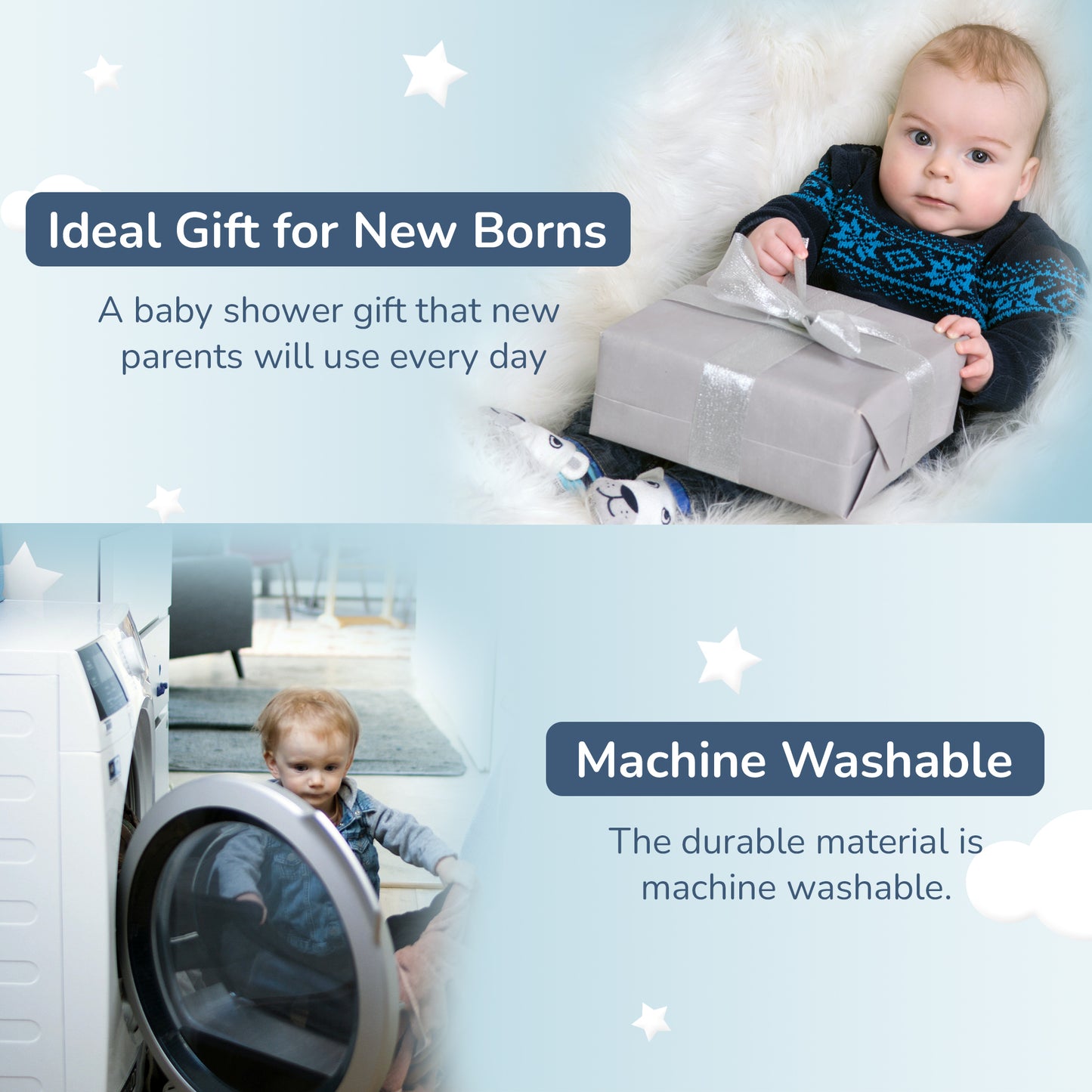 Hooded Bath Towels & Wrappers For Babies - Puppy Style