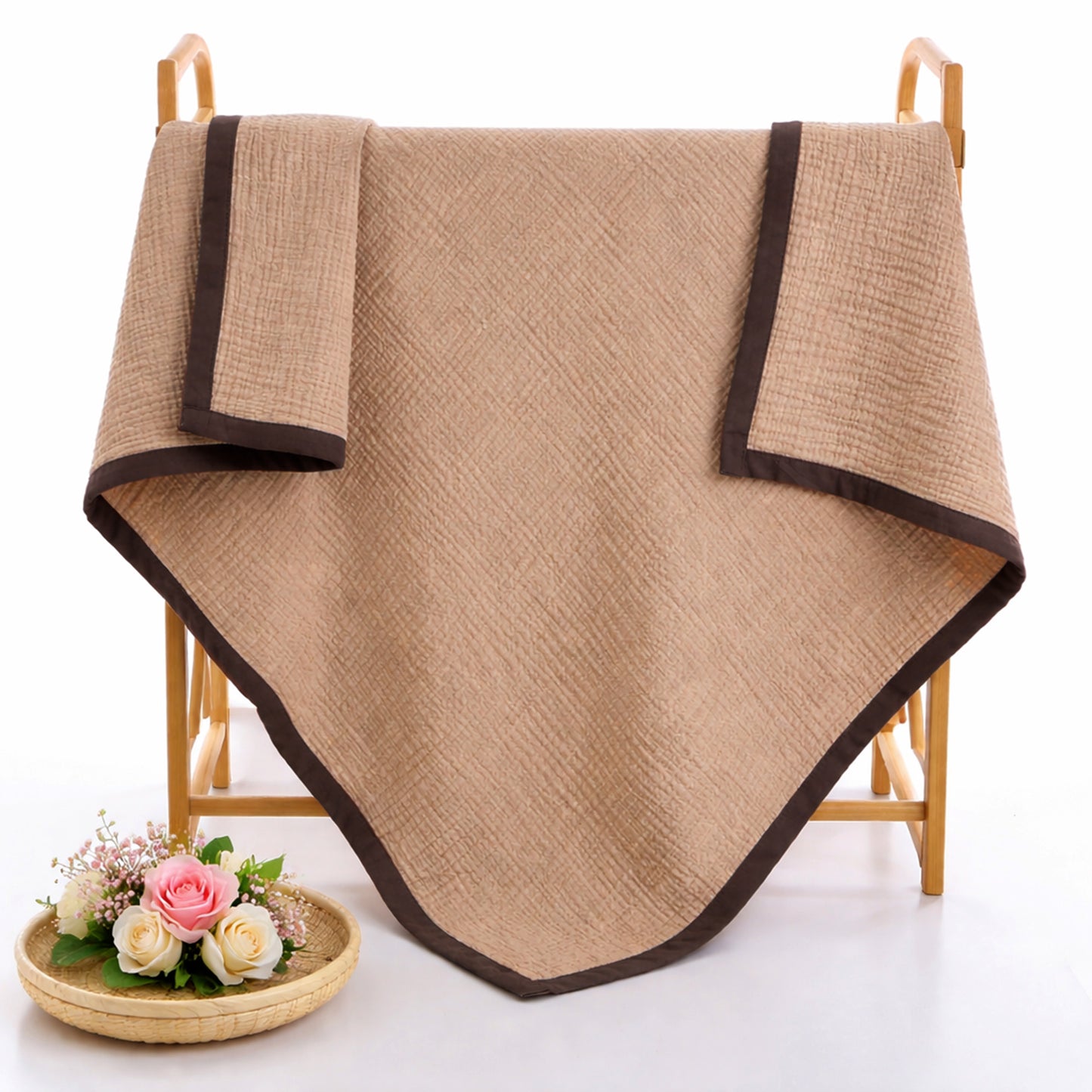 Muslin 4-Layer Baby Blanket Ultra Soft & Breathable Cotton Wrap (0-5 Years)