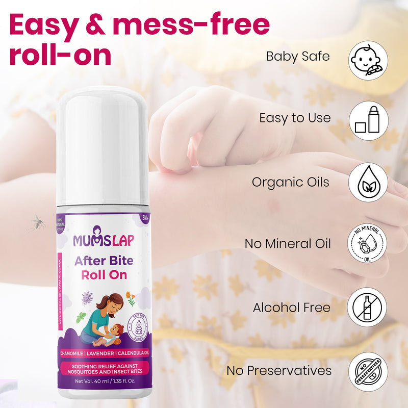 After Bite Roll On For Rashes & Mosquito Bites with Lavander And Gandhpura Oils