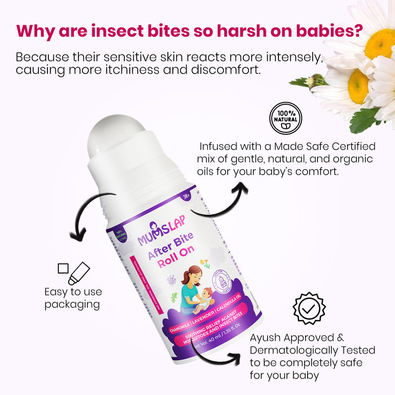 After Bite Roll On For Rashes & Mosquito Bites with Lavander And Gandhpura Oils