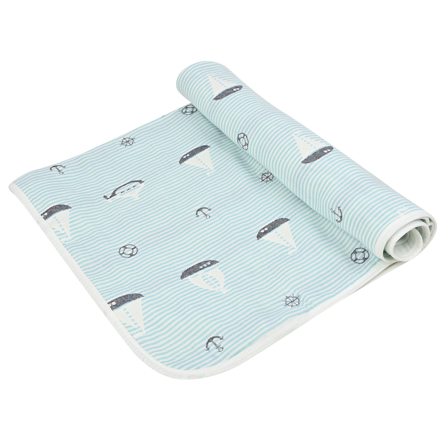 MumsLap Baby Muslin Blanket for Newborn | 6 Layer Gauze Cotton | Soft Swaddle Wrap Blanket/Quilt/Bath Towel/Nursing Cover/Crib Blankets for Boys and Girls, Multicolor