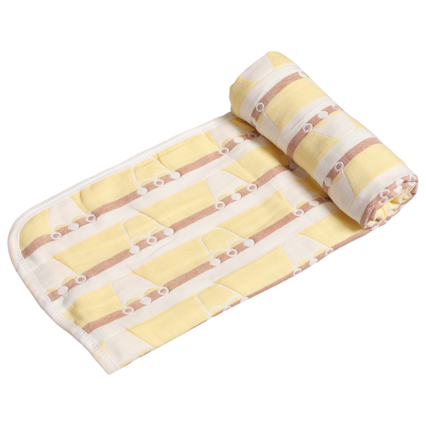 MumsLap Baby Muslin Blanket for Newborn | 6 Layer Gauze Cotton | Soft Swaddle Wrap Blanket/Quilt/Bath Towel/Nursing Cover/Crib Blankets for Boys and Girls, Multicolor