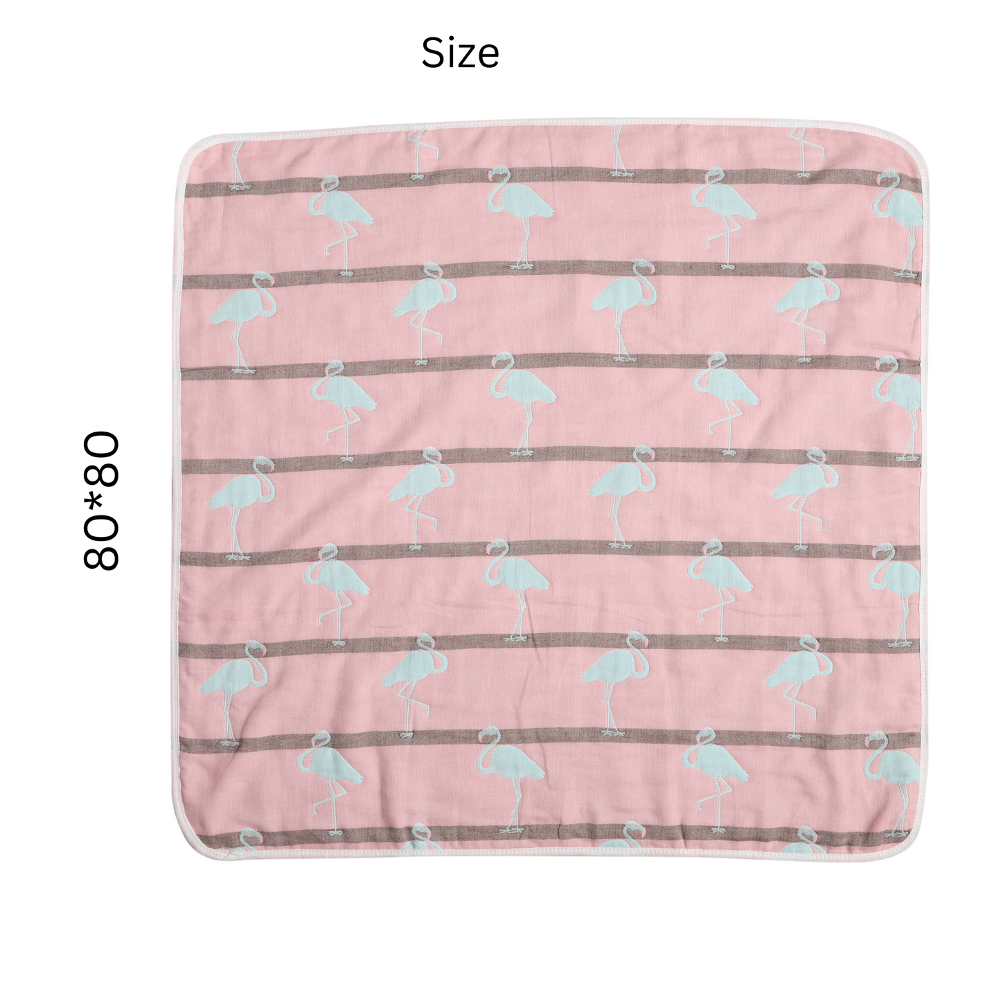 MumsLap Baby Muslin Blanket for Newborn | 6 Layer Gauze Cotton | Soft Swaddle Wrap Blanket/Quilt/Bath Towel/Nursing Cover/Crib Blankets for Boys and Girls, Multicolor
