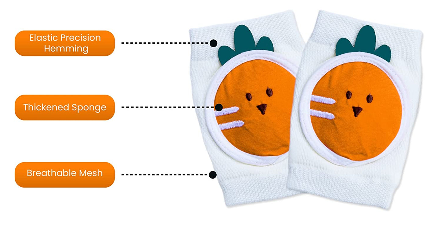 Baby Knee Pads for Crawling (set of 2 pairs)