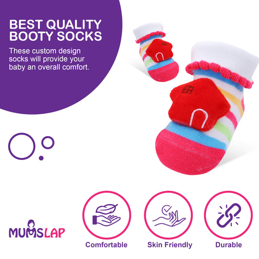 Baby Boys & Girls Socks (All Pink)